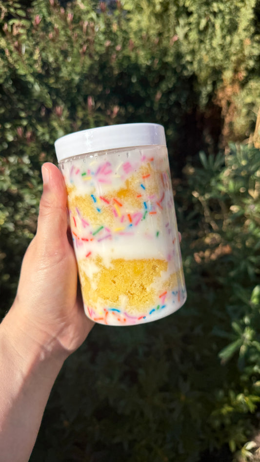 School Cake Jar